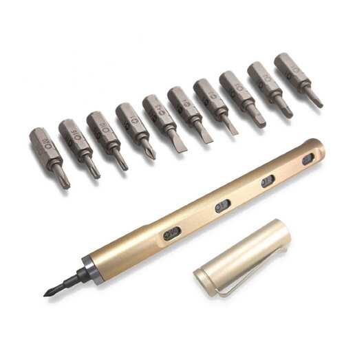 Мультитул Mininch Tool pen mini TPM-006 золотистый, 23 функций в Интерспорт