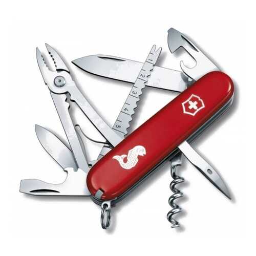 Мультитул Victorinox Angler 1.3653.72 91 мм красный, 18 функций в Интерспорт