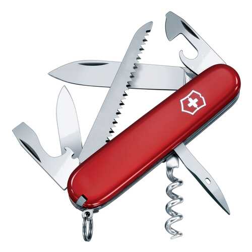 Мультитул Victorinox Camper 1.3613.71 91 мм красный/серебристый, 13 функций в Интерспорт