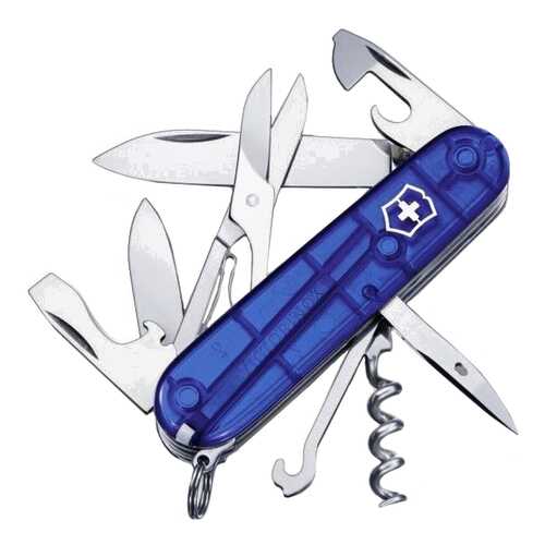 Мультитул Victorinox Climber 1.3703.T2 91 мм синий, 14 функций в Интерспорт