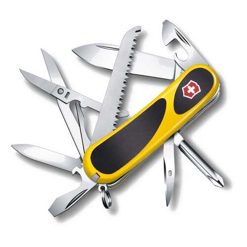 Мультитул Victorinox EvoGrip 18 2.4913.C8 85 мм желтый, 15 функций в Интерспорт