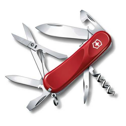 Мультитул Victorinox Evolution 2.3903.SE 85 мм красный, 14 функций в Интерспорт