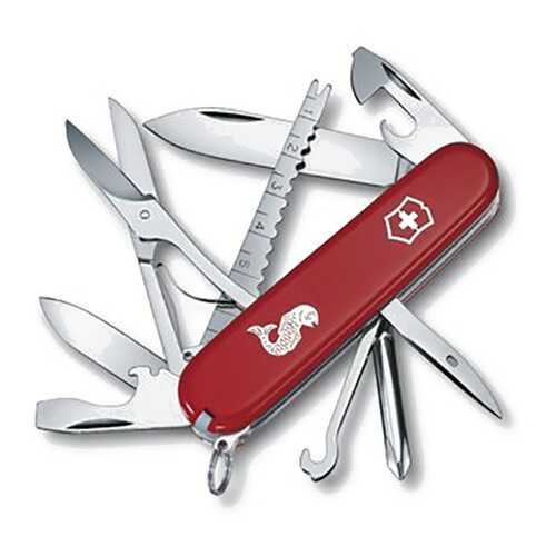 Мультитул Victorinox Fisherman 1.4733.72 91 мм красный, 17 функций в Интерспорт