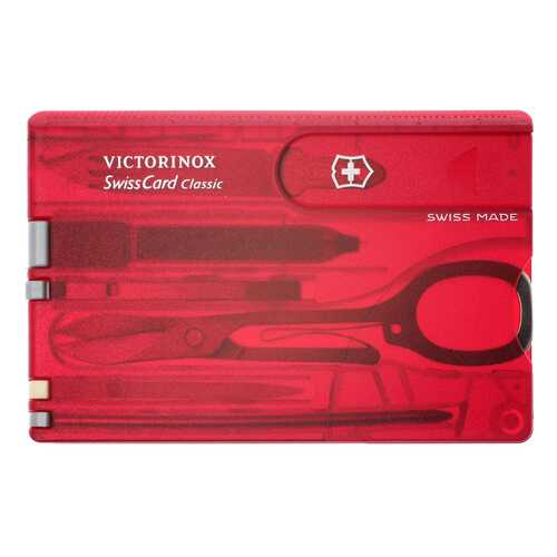 Мультитул Victorinox SwissCard Classic 0,7100,T 82 мм, 9 функций в Интерспорт