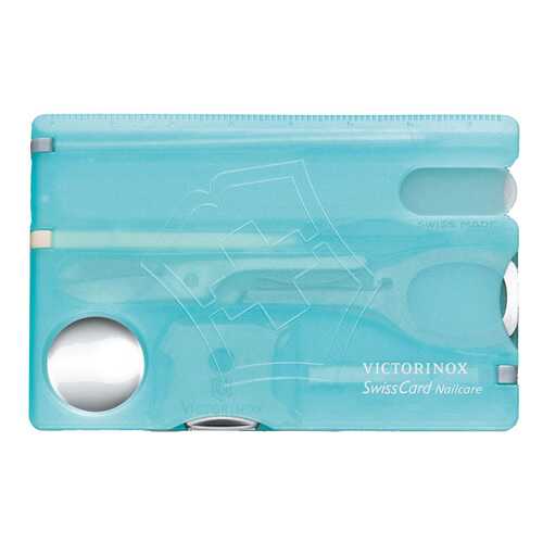 Мультитул Victorinox SwissCard Nailcare 0.7240.T21 82 мм голубой, 13 функций в Интерспорт