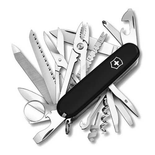 Мультитул Victorinox SwissChamp 1.6795.3 91 мм черный, 33 функции в Интерспорт