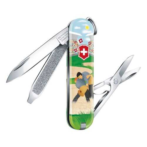 Нож брелок VICTORINOX 0.6223.L2009 Swiss Wrestling в Интерспорт