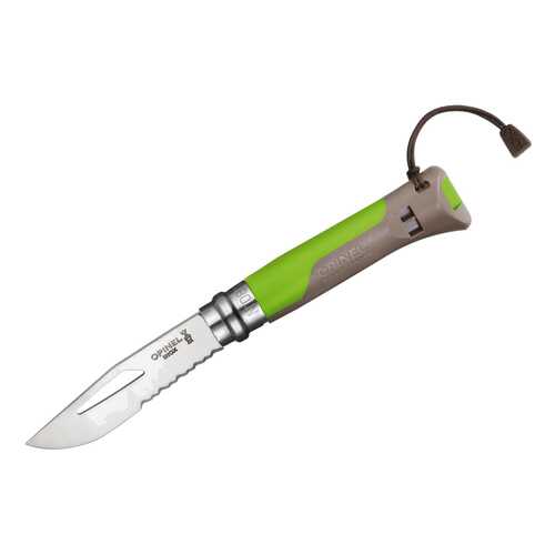 Туристический нож Opinel 001715 №8 Specialist Outdoor Terre Vert в Интерспорт