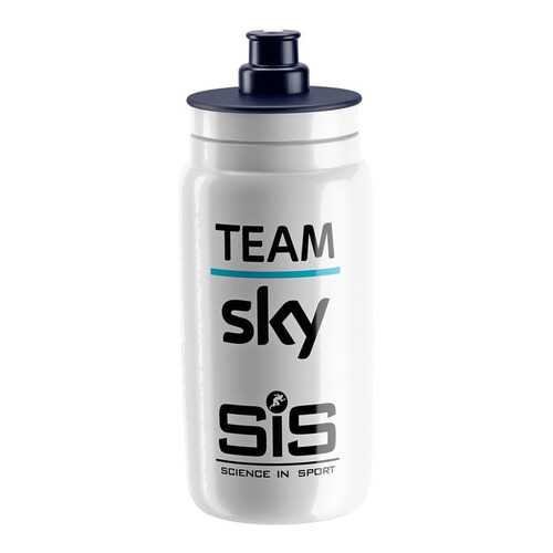 Фляга пластиковая белая, Elite Fly White (TEAM SKY) 550 м, SIS Science in Sport в Интерспорт