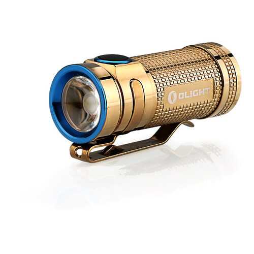 Туристический фонарь Olight S Mini CU Raw Brass Медь, черный, 5 режимов в Интерспорт