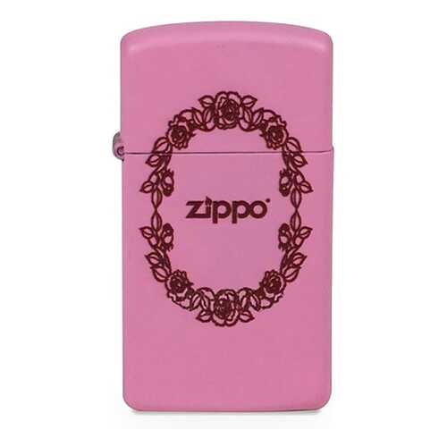 Зажигалка Zippo №1638 Rose Border Pink Matte в Интерспорт