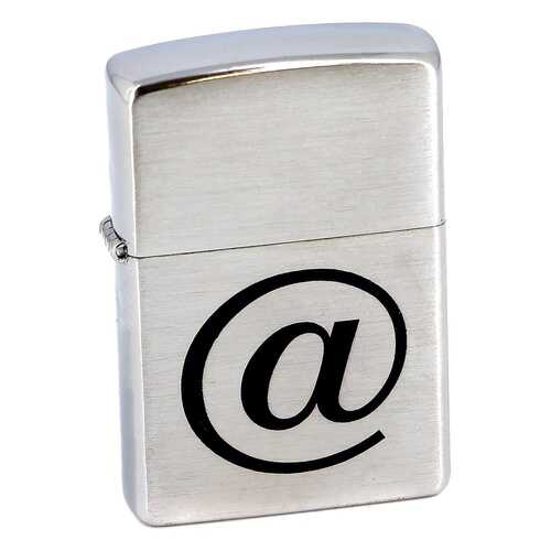 Зажигалка Zippo №200 Internet Brushed Chrome в Интерспорт