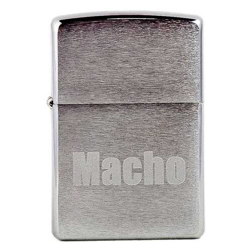 Зажигалка Zippo №200 Macho Brushed Chrome в Интерспорт