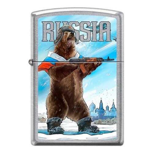 Зажигалка Zippo 207 Russian Bear Street Chrome в Интерспорт