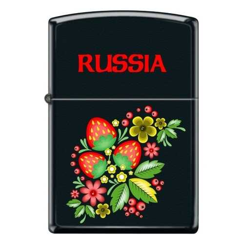 Зажигалка Zippo №218 Russian Khokhloma Black Matte в Интерспорт