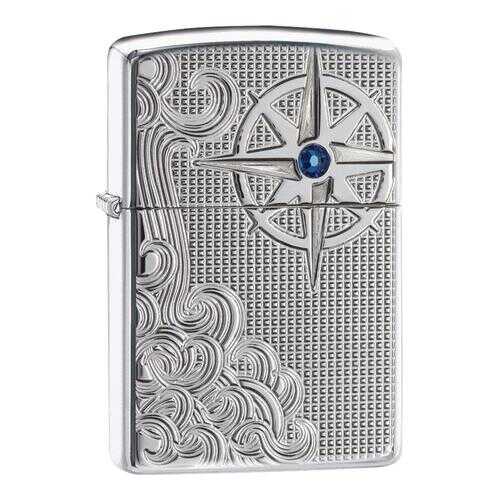 Зажигалка Zippo Armor Nautical Waves High Polish Chrome в Интерспорт