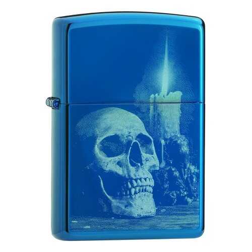 Зажигалка Zippo Classic Skull 29704 High Polish Blue в Интерспорт