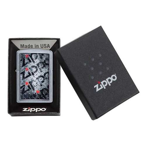 Зажигалка Zippo Diamond Street Chrome в Интерспорт