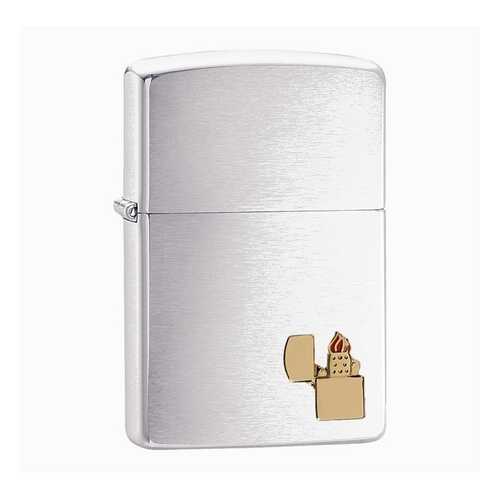 Зажигалка Zippo Lighter Emblem 29102 Brushed Chrome в Интерспорт