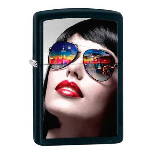 Зажигалка Zippo Reflective Sunglasses Black Matte в Интерспорт