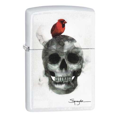 Зажигалка Zippo Skull Spazuk White Matte в Интерспорт