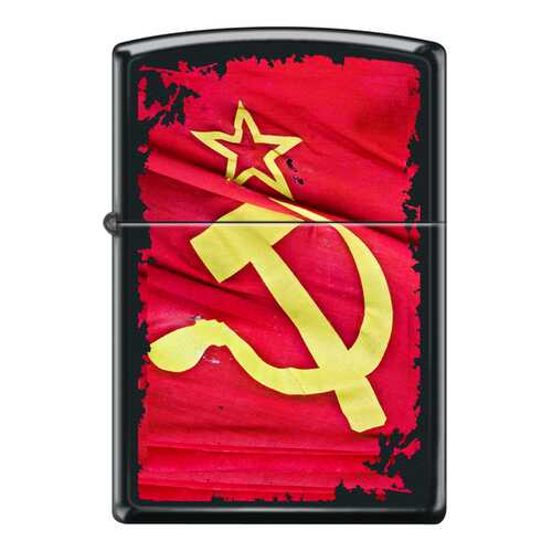 Зажигалка Zippo Soviet Flag Sickle Black Matte в Интерспорт