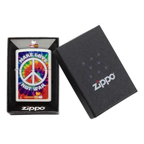 Зажигалка Zippo Woodstock White Matte в Интерспорт