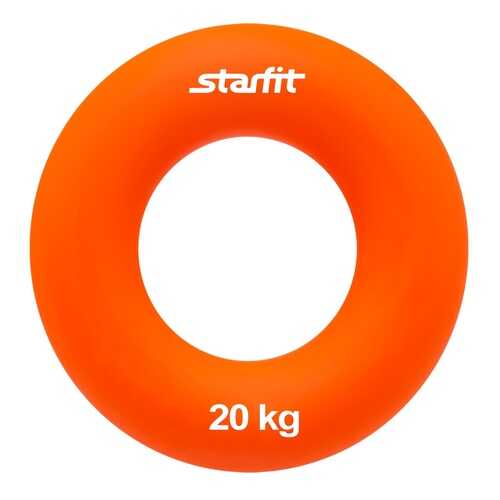 Starfit Эспандер кистевой ES-403 Кольцо, диаметр 7 см, 20 кг, оранжевый в Интерспорт