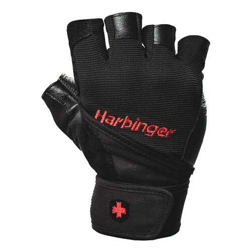 Перчатки атлетические Harbinger Pro WristWrap, black, 8,5/L в Интерспорт