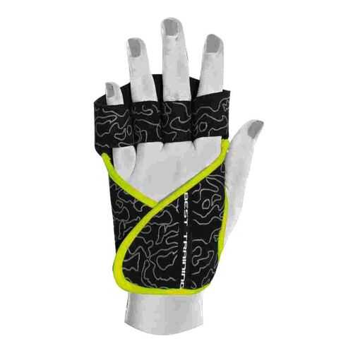 Перчатки для фитнеса Chiba Lady Motivation Glove, черные/серые/зеленые, S в Интерспорт