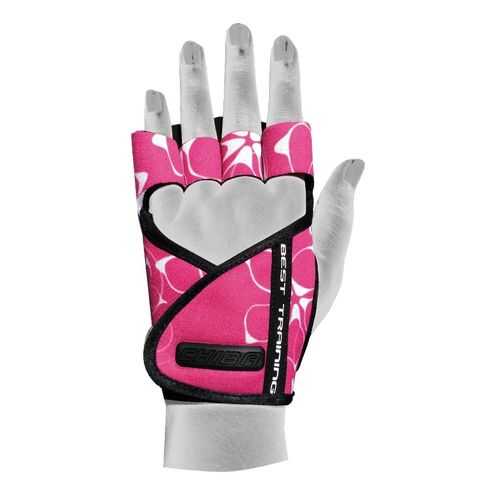 Перчатки для фитнеса Chiba Lady Motivation Glove, розовые/черные/белые, XS в Интерспорт