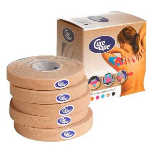 Кинезио тейп CureTape Neutral 5 м х 1 см, хлопок 160929 в Интерспорт