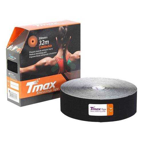 Кинезио тейп Tmax Extra Sticky 32m, хлопок - 96%, спандекс - 4% 423242 в Интерспорт