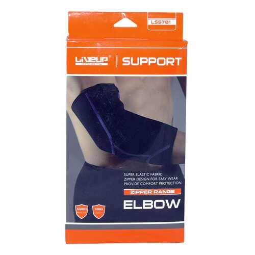 Суппорт локтя LiveUp Elbow Support LS5781-LXL, синий в Интерспорт