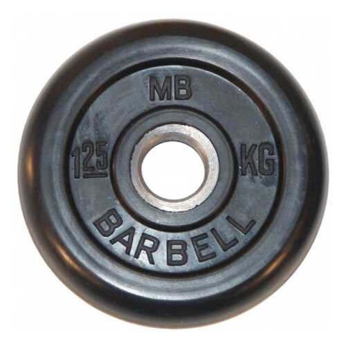 Barbell d 31 мм черный 1,25 кг в Интерспорт