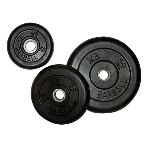 Диск для штанги MB Barbell DR-MB26-10B 10 кг, 26 мм в Интерспорт