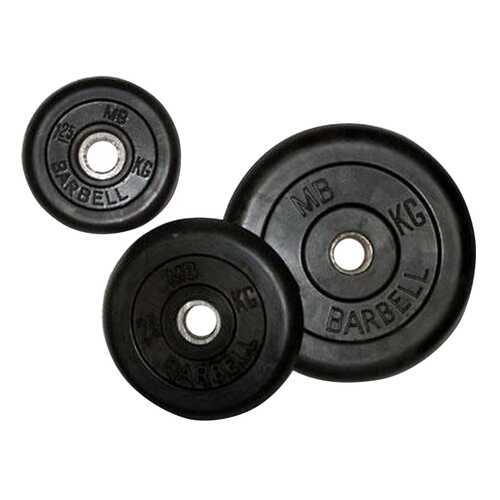 Диск для штанги MB Barbell DR-MB51-1,25B 1,25 кг, 51 мм в Интерспорт