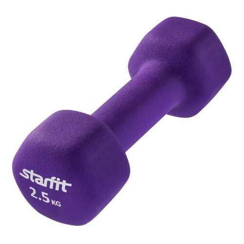 Гантель неопреновая StarFit DB-201 2,5 кг в Интерспорт