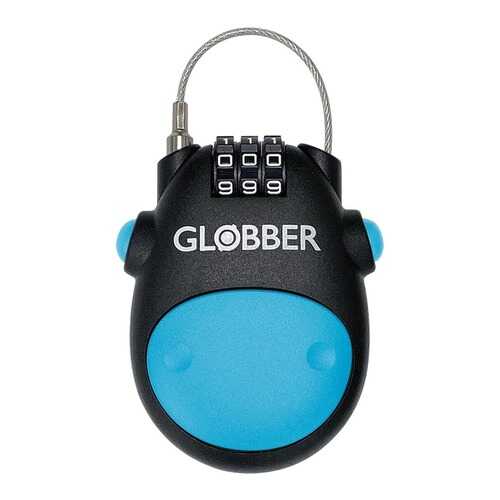 Замок-трос Globber Lock, голубой в Интерспорт