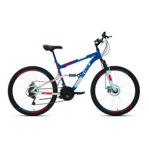 Велосипед Altair MTB FS 26 2020 16 синий/красный в Интерспорт