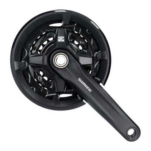 Шатун Shimano MT210 175мм 46/30 для 2*9 ск с защитой черный EFCMT210EX60CL в Интерспорт