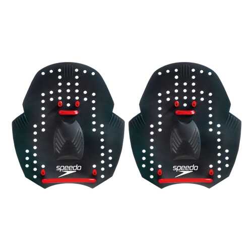 Лопатки для плавания Speedo Power Paddle 8-027610 черные/красные L в Интерспорт