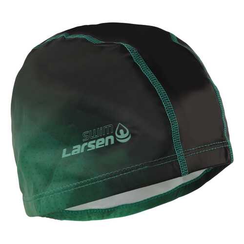 Шапочка для плавания Larsen PU100 green/black в Интерспорт