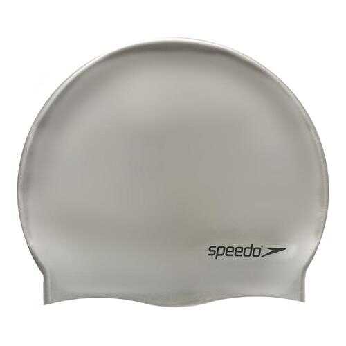 Шапочка для плавания Speedo Plain Flat Silicone Cap 1181 silver в Интерспорт