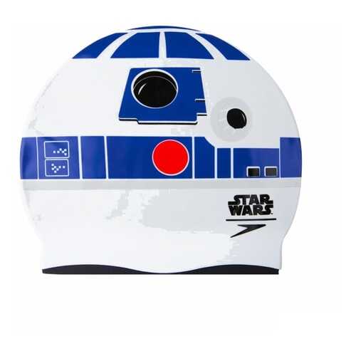 Шапочка для плавания Speedo Star Wars R2-D2 Junior Slogan Cap C631 white в Интерспорт