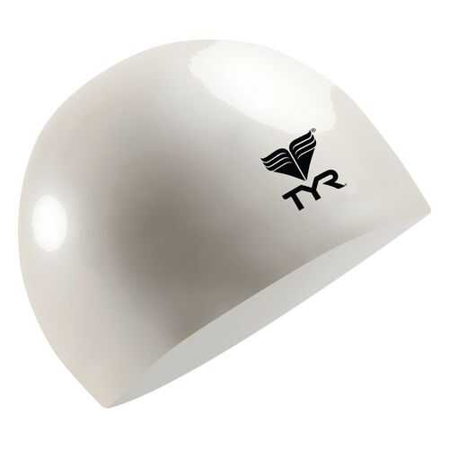 Шапочка для плавания TYR Latex Swim Cap 100 white в Интерспорт