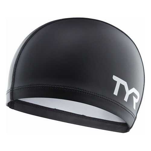 Шапочка для плавания TYR Silicone Comfort Swim Cap 001 black в Интерспорт