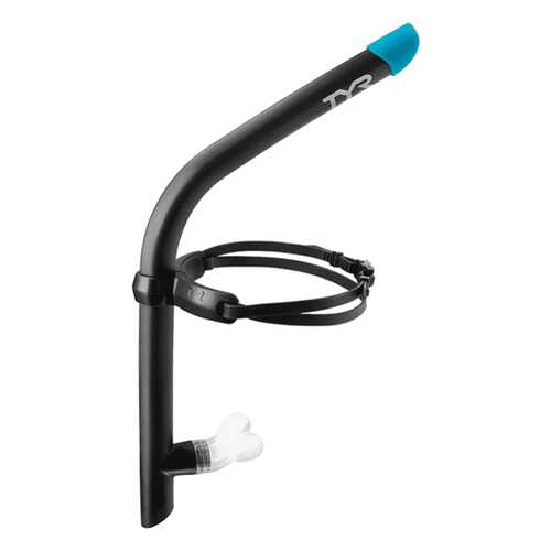 Трубка для плавания TYR Ultralight Snorkel 2.0 LSNRKL2 черная (001) в Интерспорт