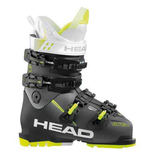 Горнолыжные ботинки HEAD Vector Evo 110 S W 2018, anthracite/black/neon yellow, 23.5 в Интерспорт