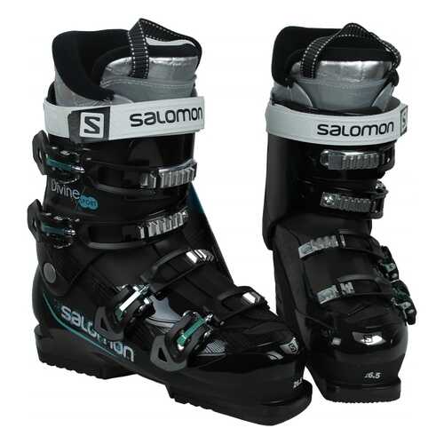 Горнолыжные ботинки Salomon Divine Sport 2018, black/top green, 25 в Интерспорт